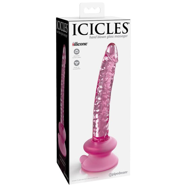 Icicles – N. 86 gode en verre avec ventouse