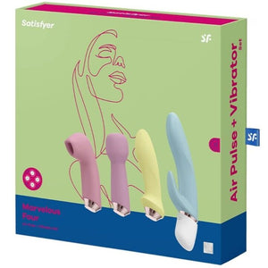 Satisfyer – Marvelous four ensemble vibrateur et air pulse