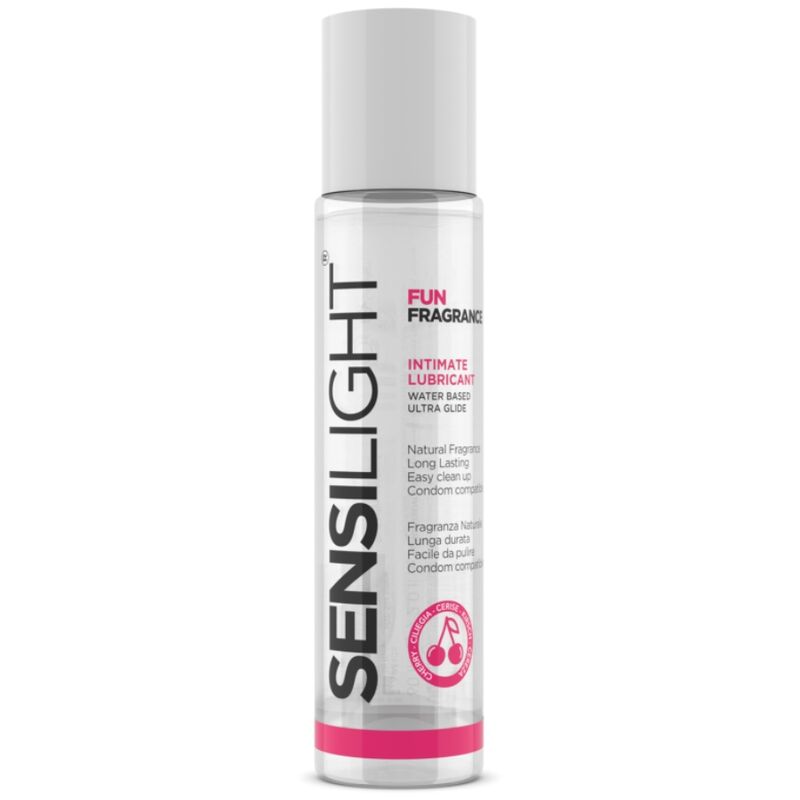 Intimateline – Lubrifiant sensilight base d'eau cerise 60 ml