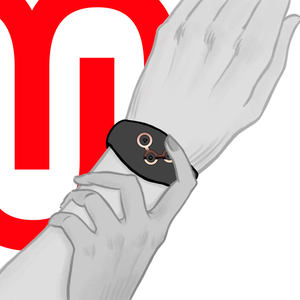 Watchme – Montre à télécommande à technologie sans fil jet et cuivre