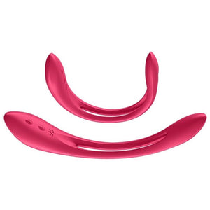 Satisfyer – Vibrateur multi elastic joy rouge
