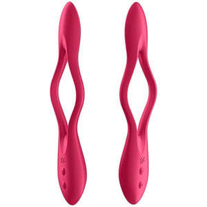 Satisfyer – Vibrateur multi elastic joy rouge
