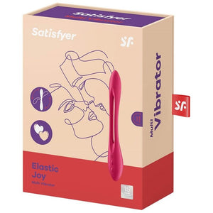 Satisfyer – Vibrateur multi elastic joy rouge
