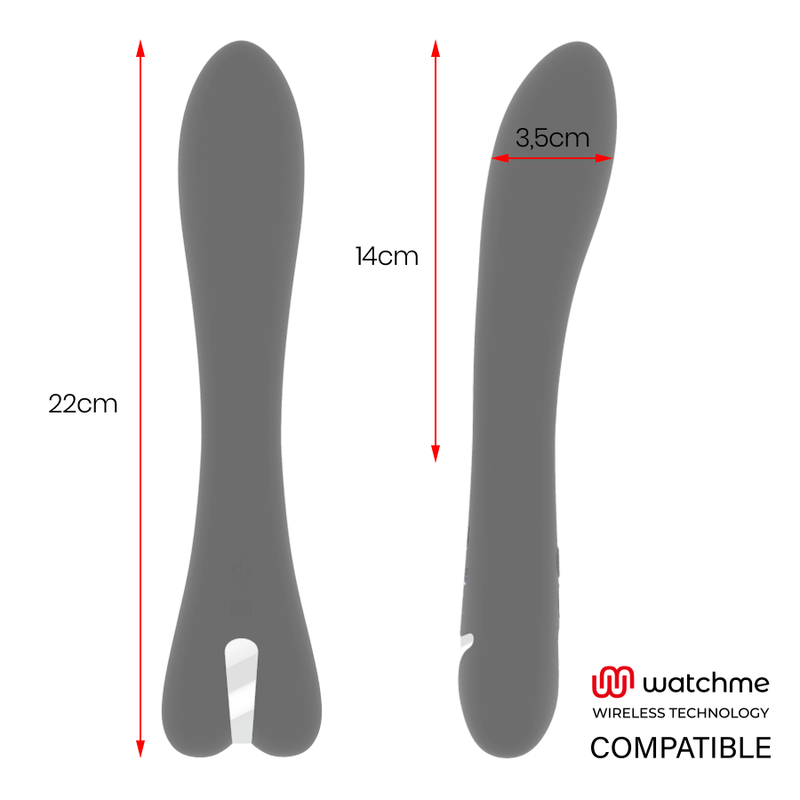 BRILLY GLAM - RYAN VIBRADOR COMPATIBLE WITH WATCHME WIRELESS TECHNOLOGY