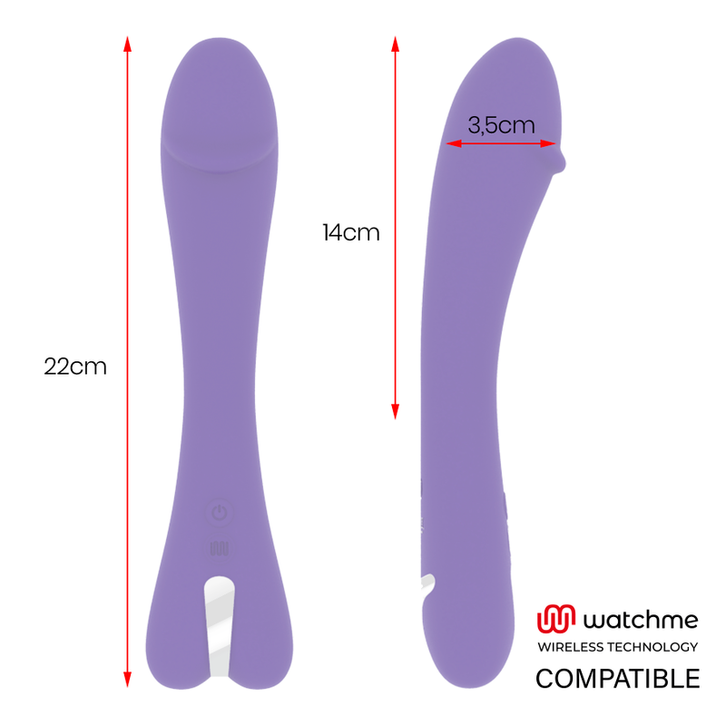MR BOSS - ENZO VIBRADOR COMPATIBEL MET WATCHME DRAADLOZE TECHNOLOGIE