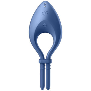 Satisfyer – Application bullseye ring vibrator bleu