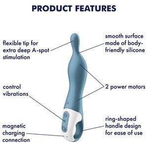 Satisfyer – Vibrateur amazing 1 aspot bleu