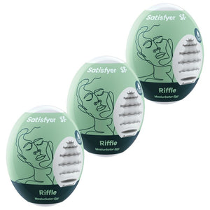 Satisfyer – 3 oeufs masturbateurs riffle