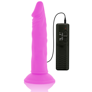 Diversia – Dildo vibrant flexible violet 23 cm -o- 4.3 cm