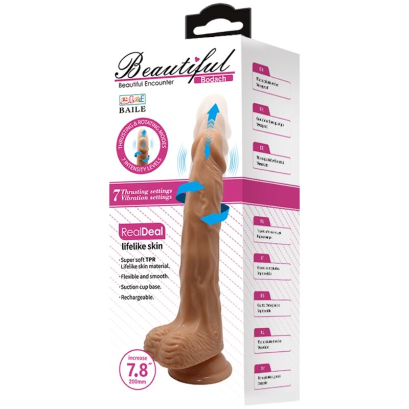 BAILE - PRACHTIGE ONTMOETING BODACH VIBRACIÓN Y ROTACIÓN 20 CM