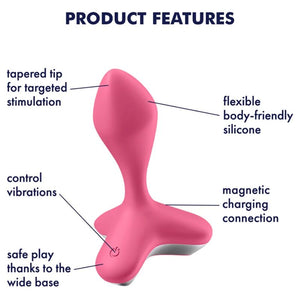 Satisfyer – Vibrateur plug game changer noir