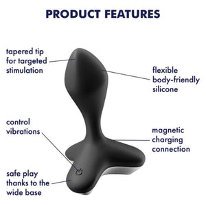Satisfyer – Vibrateur plug game changer noir