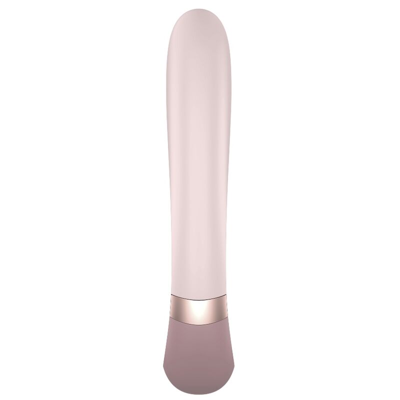 SATISFYER - APPLICATION HEAT WAVE VIBRATEUR BLANC
