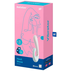 Satisfyer – Application heat wave vibrateur blanc