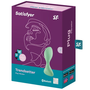 Satisfyer – Application de plug vibrant trendsetter vert