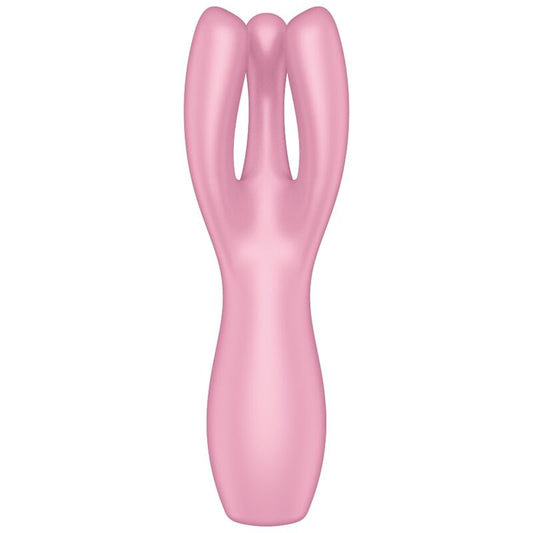 SATISFYER - VIBRATEUR THREESOME 3 MENTHE