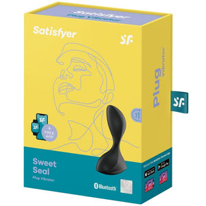 Satisfyer – Application de plug vibrant sweet seal noir