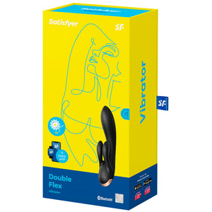 Satisfyer – Application vibrateur double flex noir
