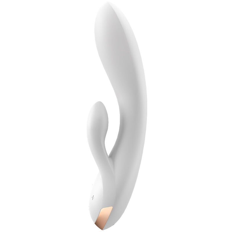 SATISFYER - APPLICATION VIBRATEUR DOUBLE FLEX NOIR