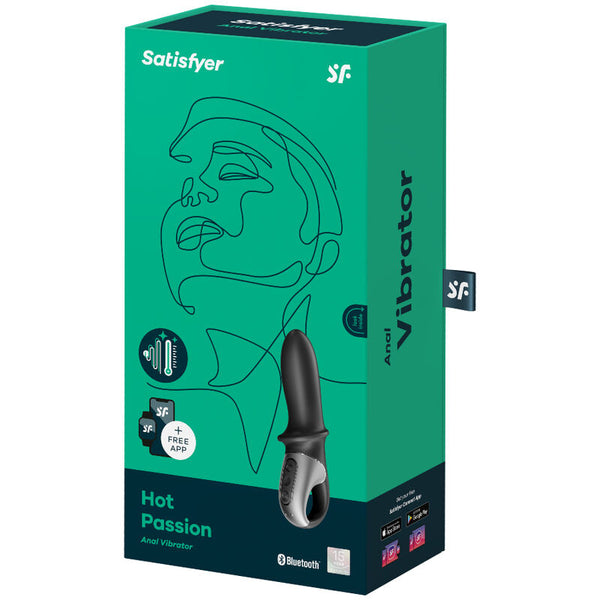 Satisfyer – Application de vibrateur anal hot passion noir