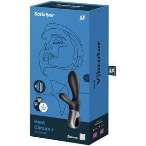 Satisfyer – Application heat climax+ vibrateur anal noir