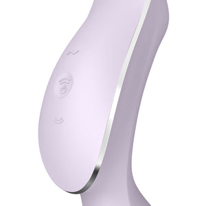 Satisfyer – Vibrateur curvy trinity 2 air pulse violette