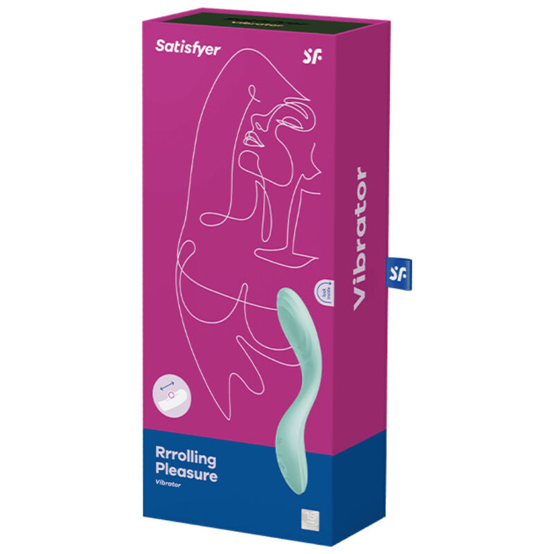 SATISFYER - VIBRATEUR SPOT G RRROLLING PLEASURE BLANC