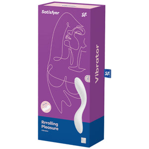 Satisfyer – Vibrateur spot g rrrolling pleasure blanc