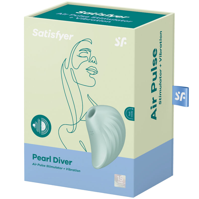 SATISFYER - STIMULATEUR ET VIBRATEUR PEARL DIVER VIOLETTE