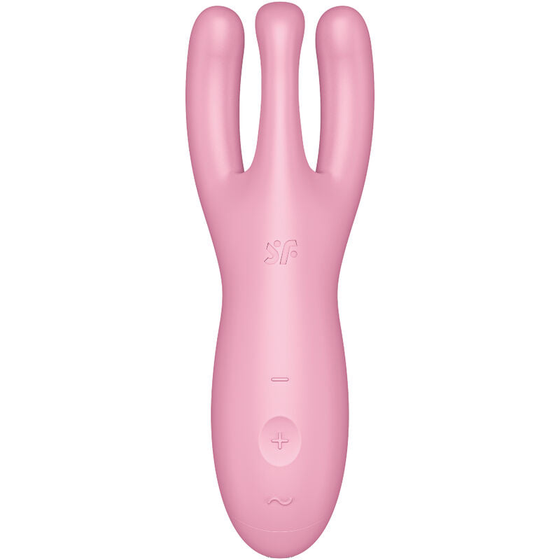 SATISFYER - APPLICATION VIBRATEUR THREESOME 4 BLEU