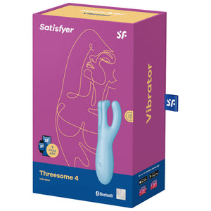 Satisfyer – Application vibrateur threesome 4 bleu