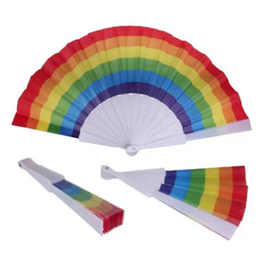Pride – Éventail en tissu drapeau lgbt