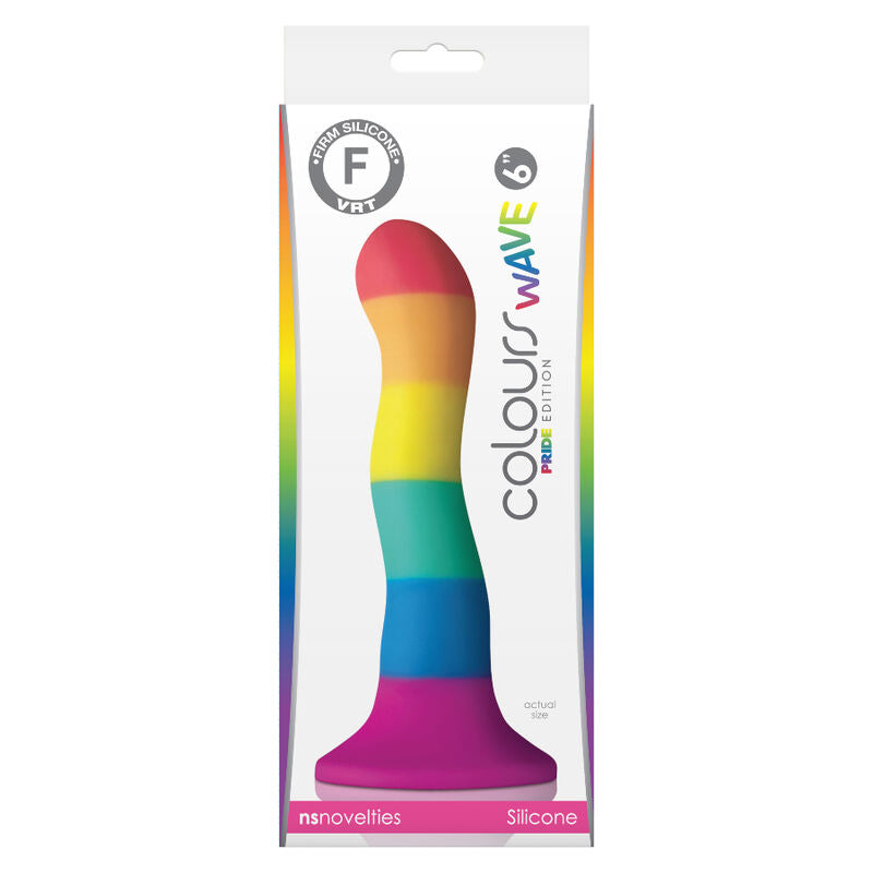 Gode Pride Edition ondulé - 6 pouces
