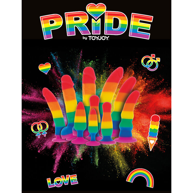 Gode réaliste Pride Edition - 8 pouces