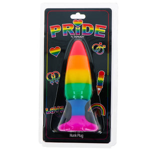 Pride – Drapeau lgbt plug hunk 10.5 cm