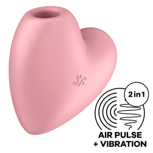 Satisfyer – Cutie heart stimulateur et vibrateur de pulse d'air rose