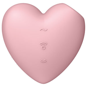 Satisfyer – Cutie heart stimulateur et vibrateur de pulse d'air rose
