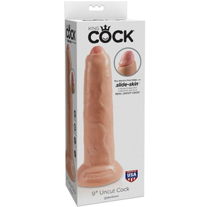 King Cock – Gode réaliste chair non coupée 23 cm