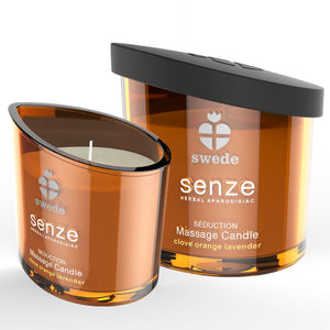 Swede – Bougie de massage séduction senze - girofle, orange, lavande