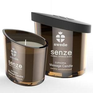 Swede – Bougie de massage senze euphoria - vanille, bois de santal