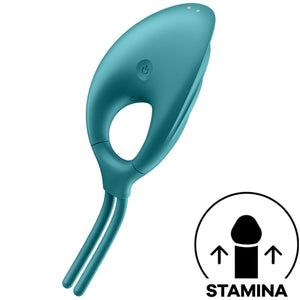 Satisfyer – Vibrateur anneau swordsman bleu