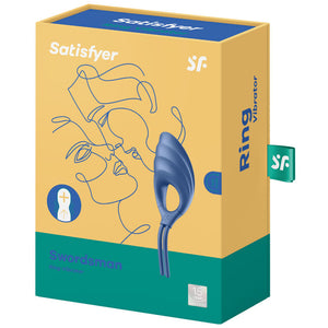 Satisfyer – Vibrateur anneau swordsman bleu