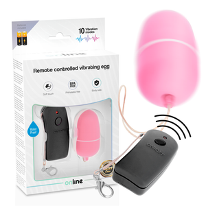 Online – Oeuf vibrant avec télécommande rose