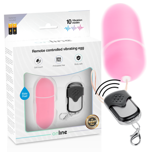 Online – Oeuf vibrant télécommande L rose