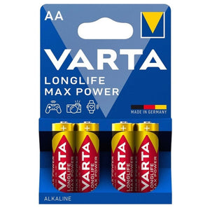 Varta – Max power pile alcaline AA lr6 4 unité