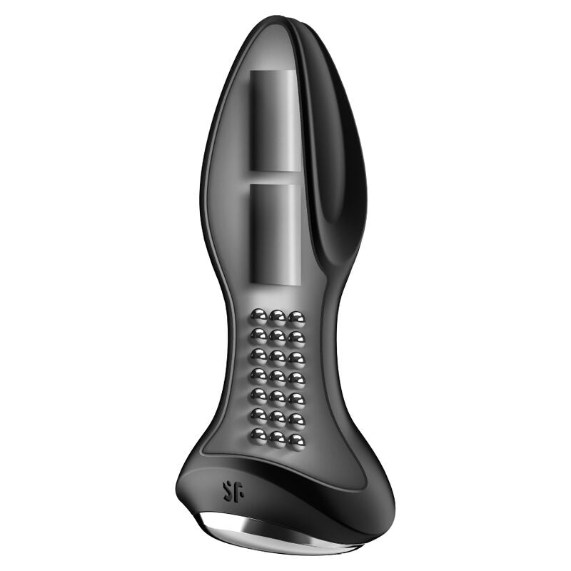 SATISFYER - APPLICATION DE PLUG VIBRANT ROTATOR PLUG 2+ ROUGE