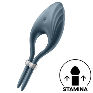 Satisfyer – Vibrateur anneau duelist gris