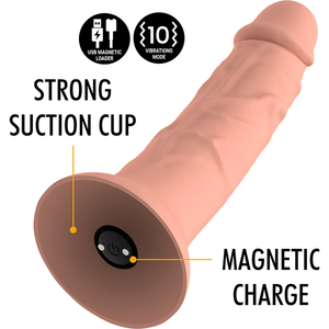 Mythology – Asher original dildo S - vibrateur compatible avec la technologie sans fil watchme