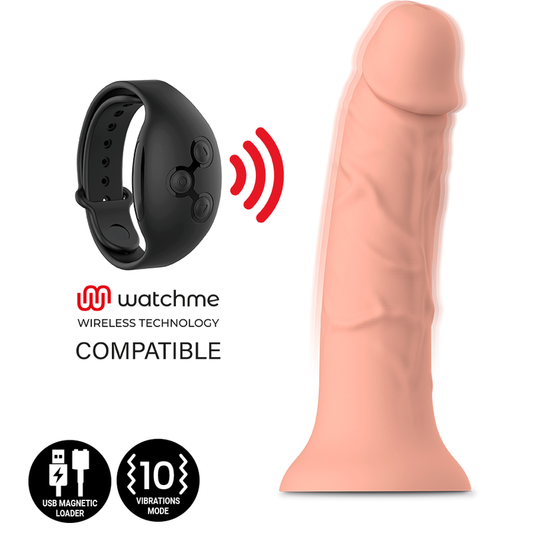 MYTHOLOGIE - ASHER ORIGINELE DILDO M - VIBRADOR COMPATIBEL MET WATCHME DRAADLOZE TECHNOLOGIE