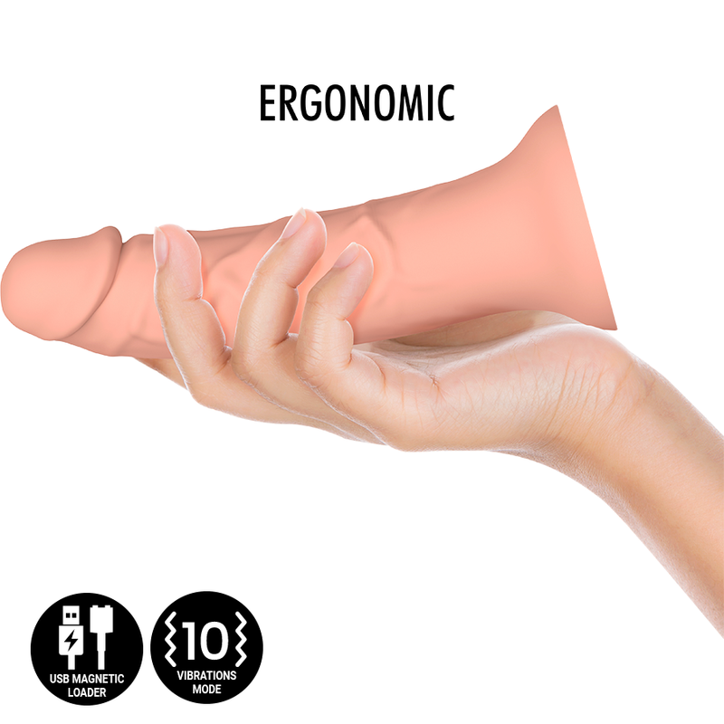 MYTHOLOGIE - ASHER ORIGINELE DILDO M - VIBRADOR COMPATIBEL MET WATCHME DRAADLOZE TECHNOLOGIE